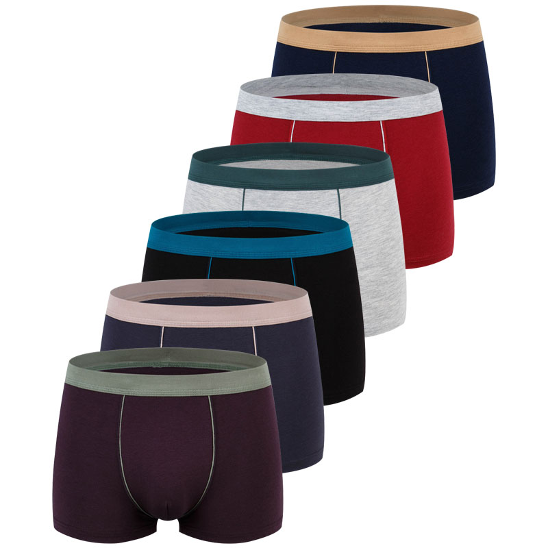 Boxer Brief Pack Cotton - Large Size Seamless Underwear Men Solid
