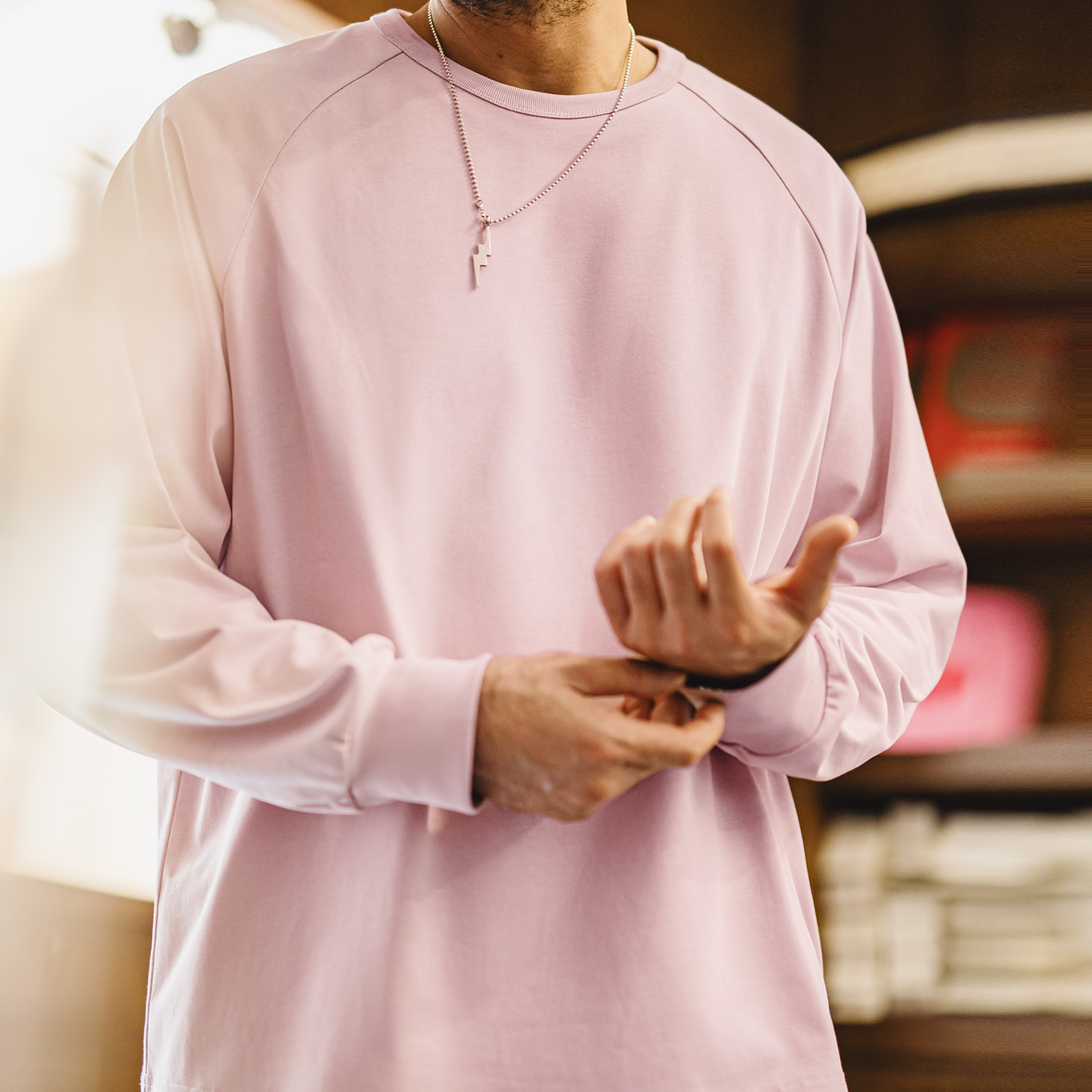 MADEN Men's White Long Sleeve  - Undershirt Crew Neck 评论和价格