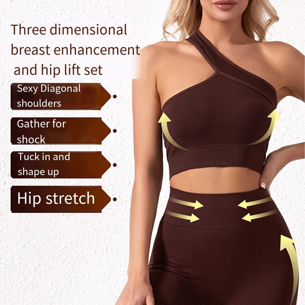 2Pcs Casual Seamless Women Wor - Tank Top Ribbed 评论和价格