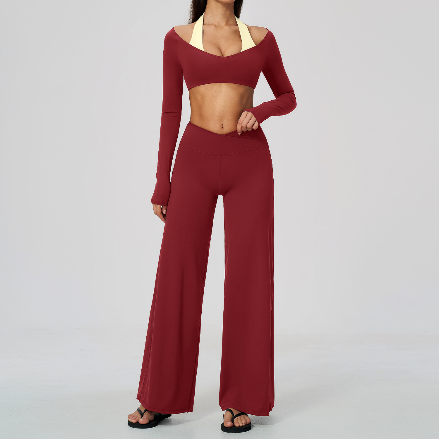 2 Piece Women Tracksuit Fitnes - Compression Long Pant 评论和价格